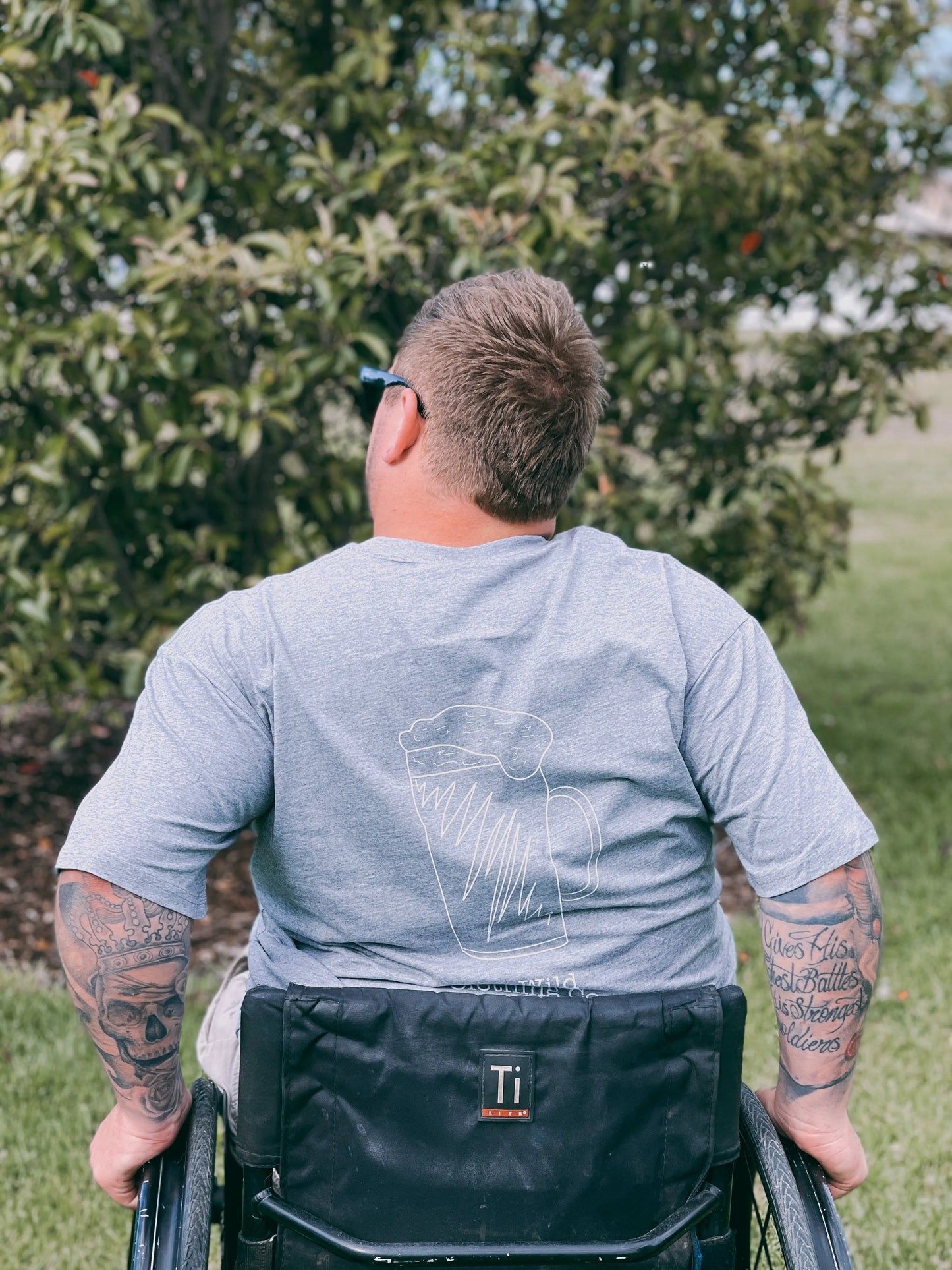 Ballarat "Beer" TShirt - Grey Aus Wild Clothing Co