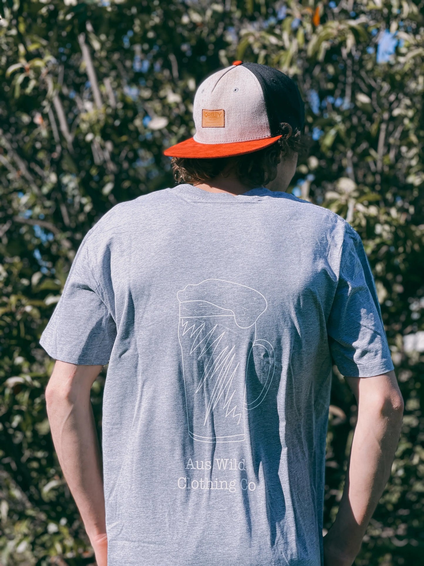 Ballarat "Beer" TShirt - Grey Aus Wild Clothing Co
