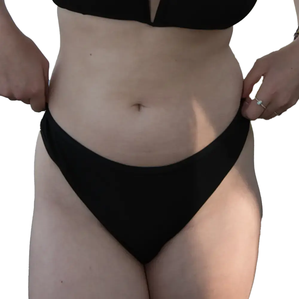 Broadbeach Bikini Bottoms - Black Aus Wild Clothing Co
