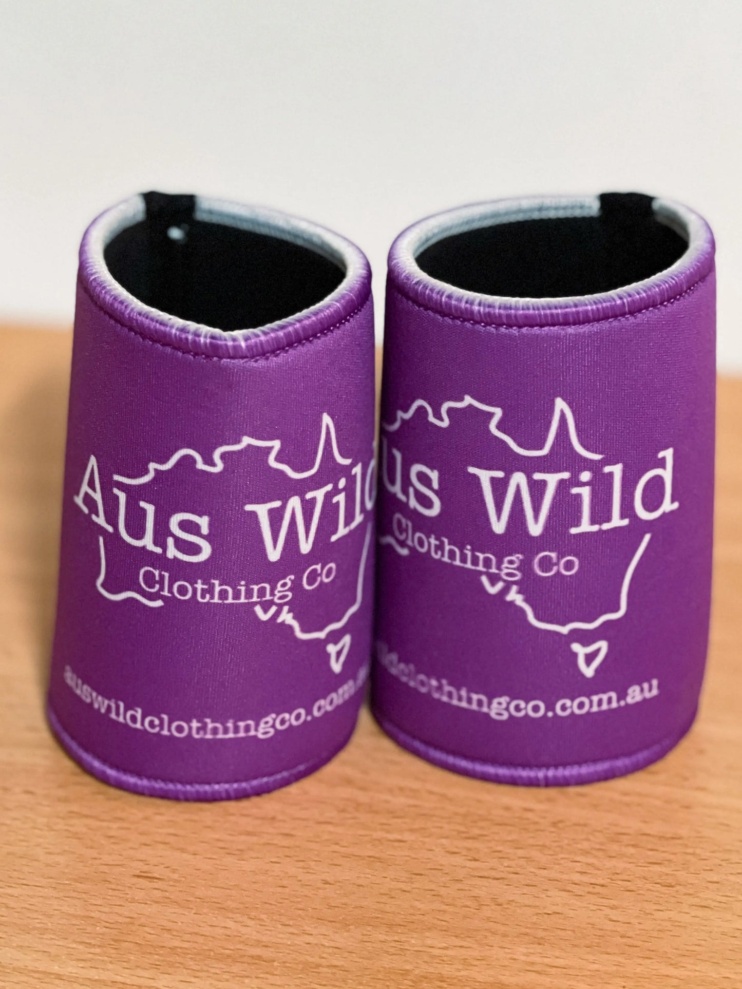 Classic Stubby Holder - Purple Aus Wild Clothing Co