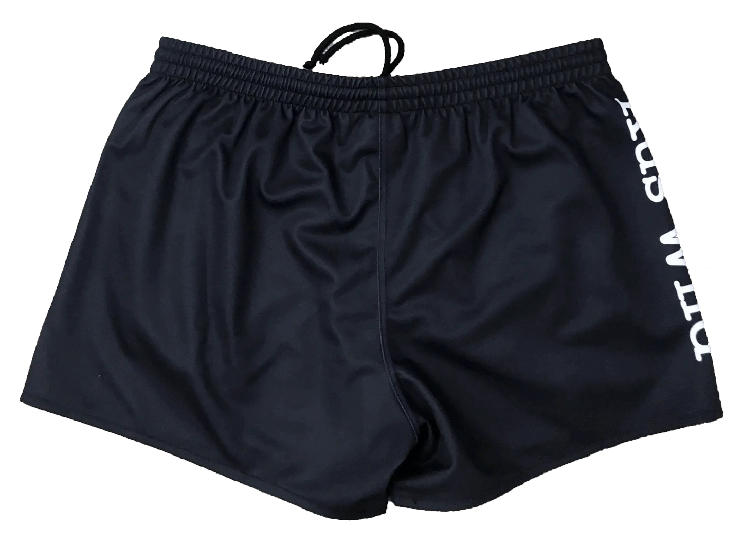 Cobar Kids Footy Shorts - Black Aus Wild Clothing Co