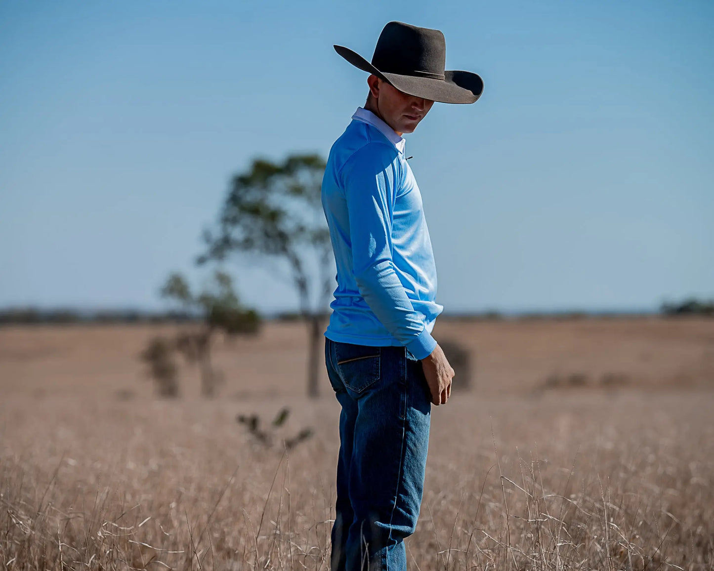 Cordillo Fishing Shirt - Blue Aus Wild Clothing Co