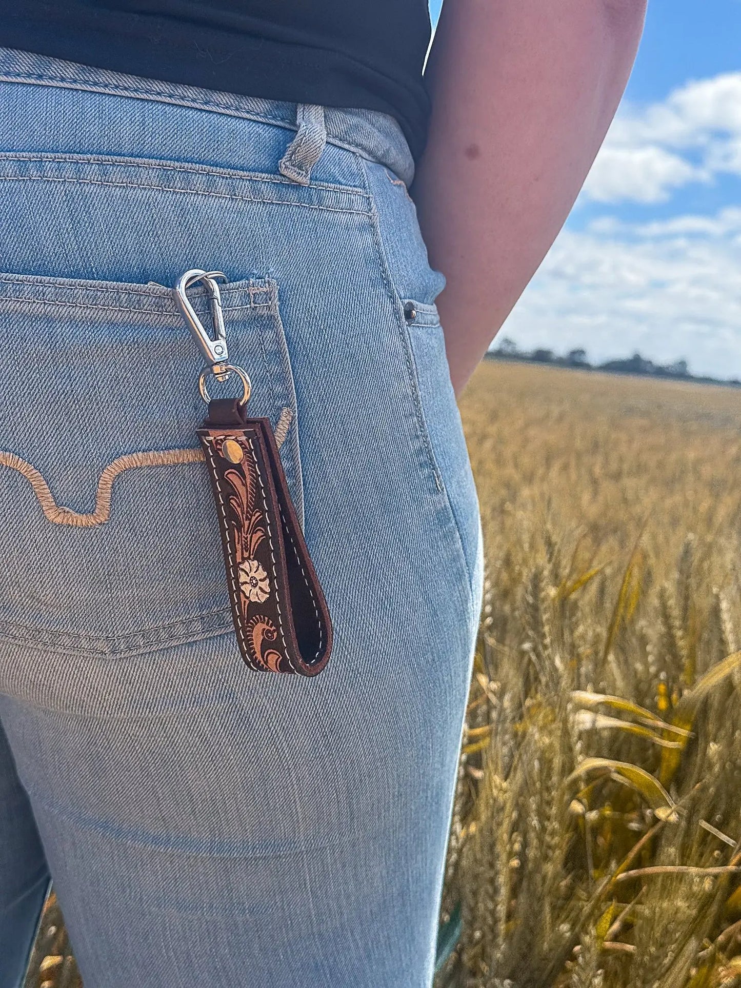 Desert Bloom Keyring Aus Wild Clothing Co