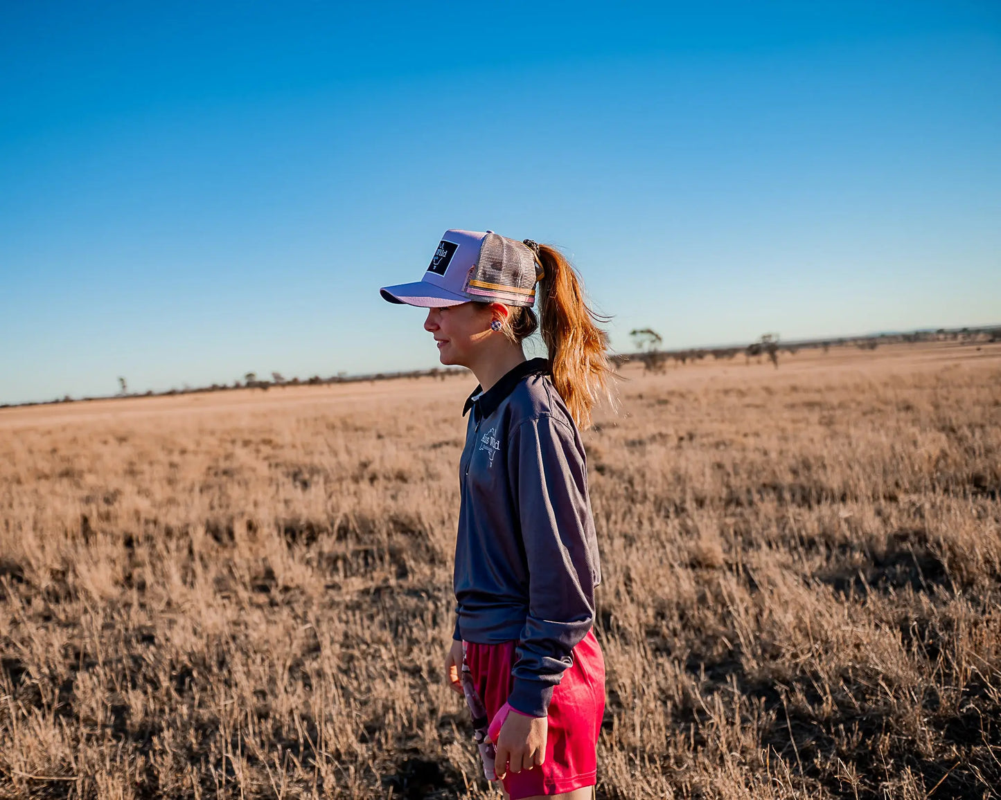 Finny Ponytail Trucker Cap Aus Wild Clothing Co