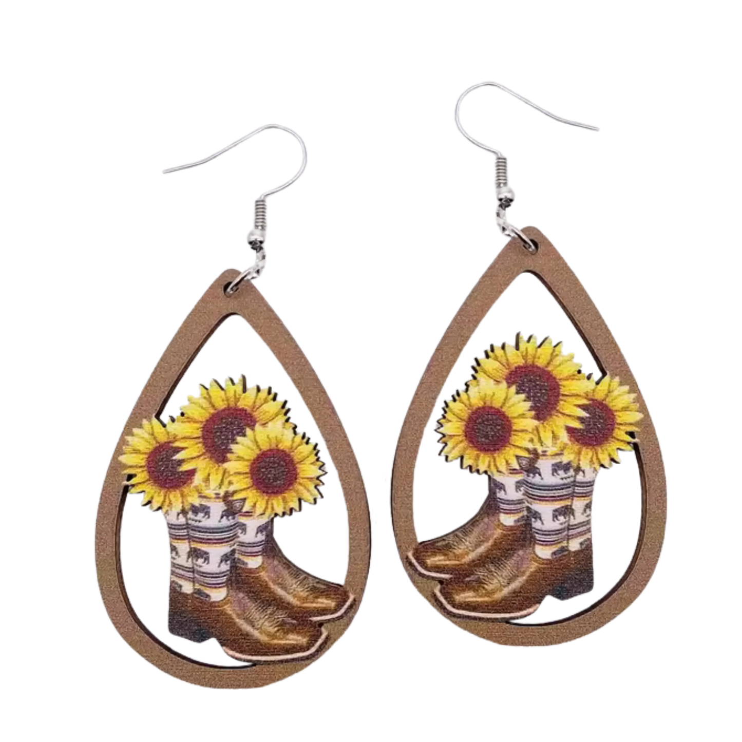 Floral Boot Earrings Aus Wild Clothing Co