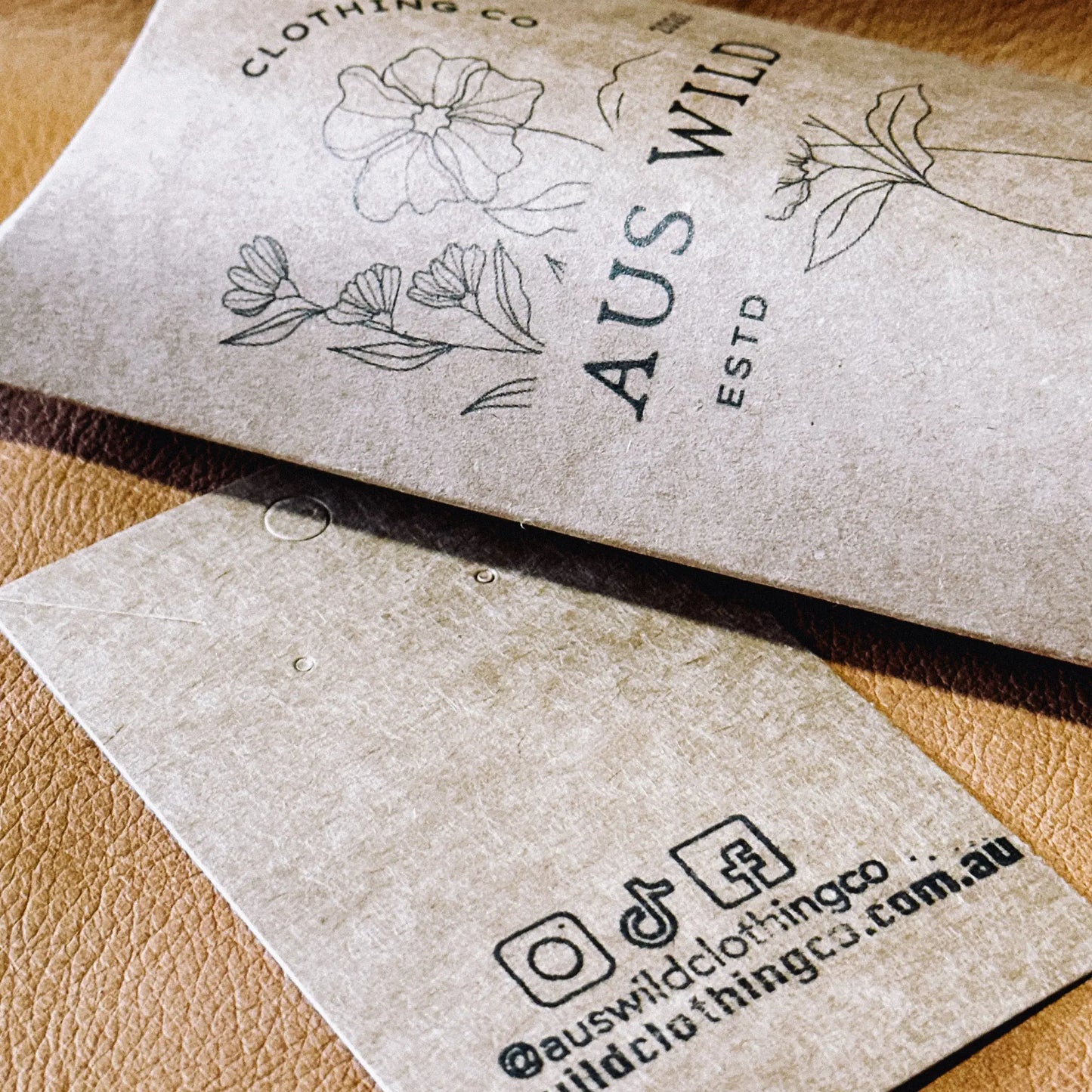 Golden Petal Earrings by Aus Wild Clothing Co