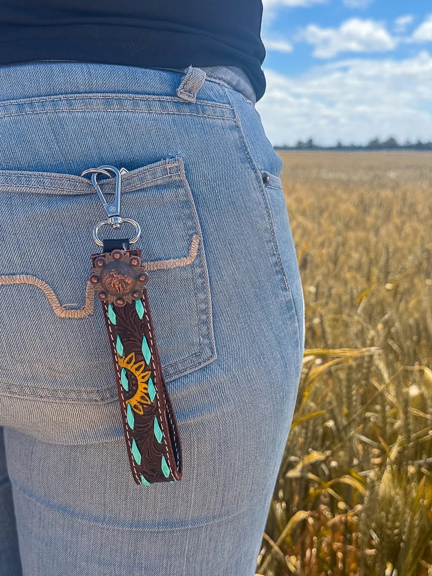 Mallee Bloom Keyring Aus Wild Clothing Co