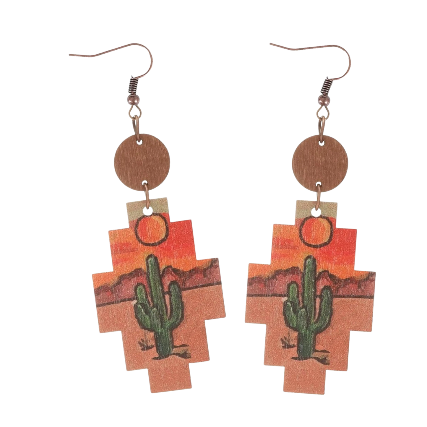 Outback Cactus Earrings Aus Wild Clothing Co