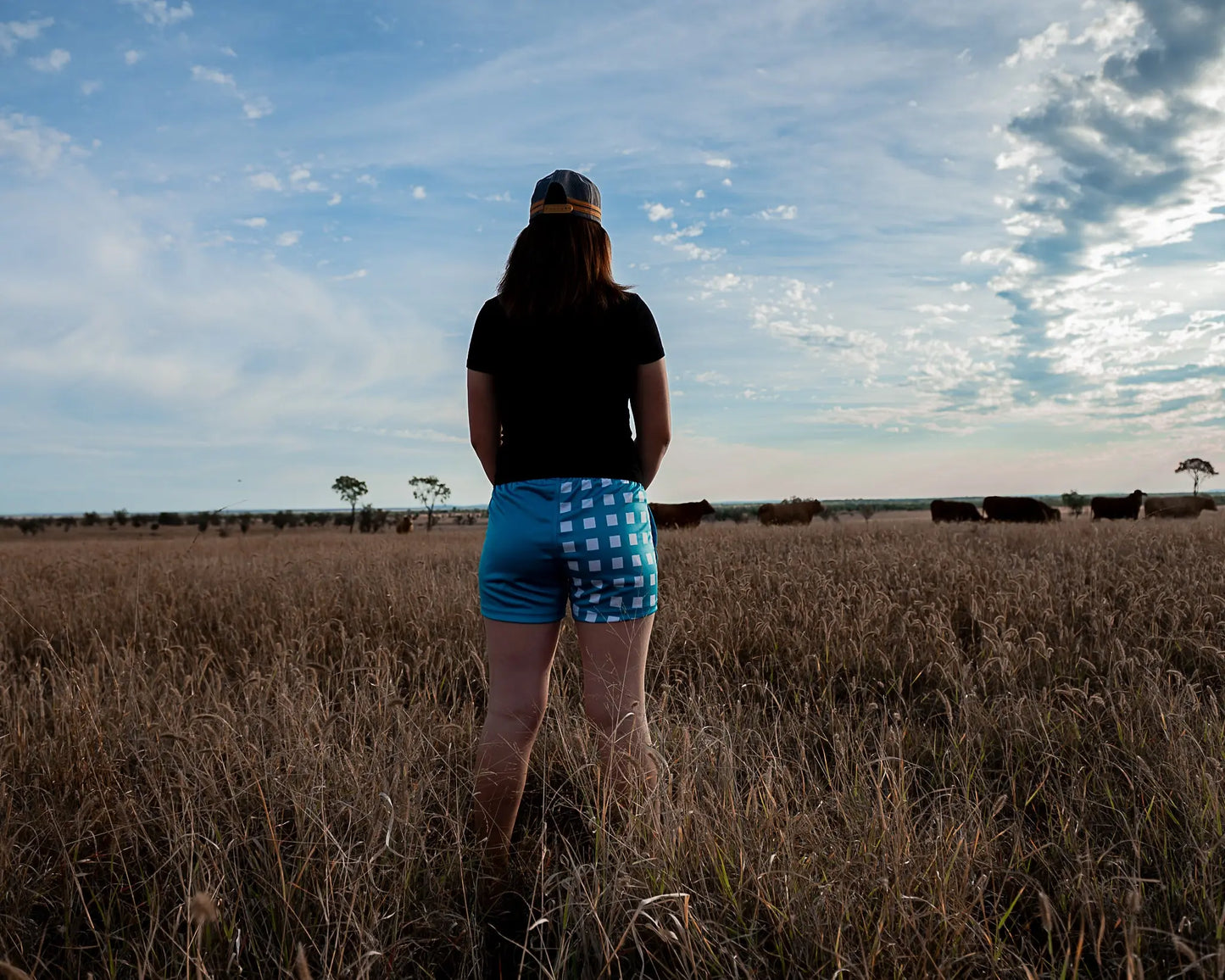 Palmerston Footy Shorts - Turquoise Aus Wild Clothing Co