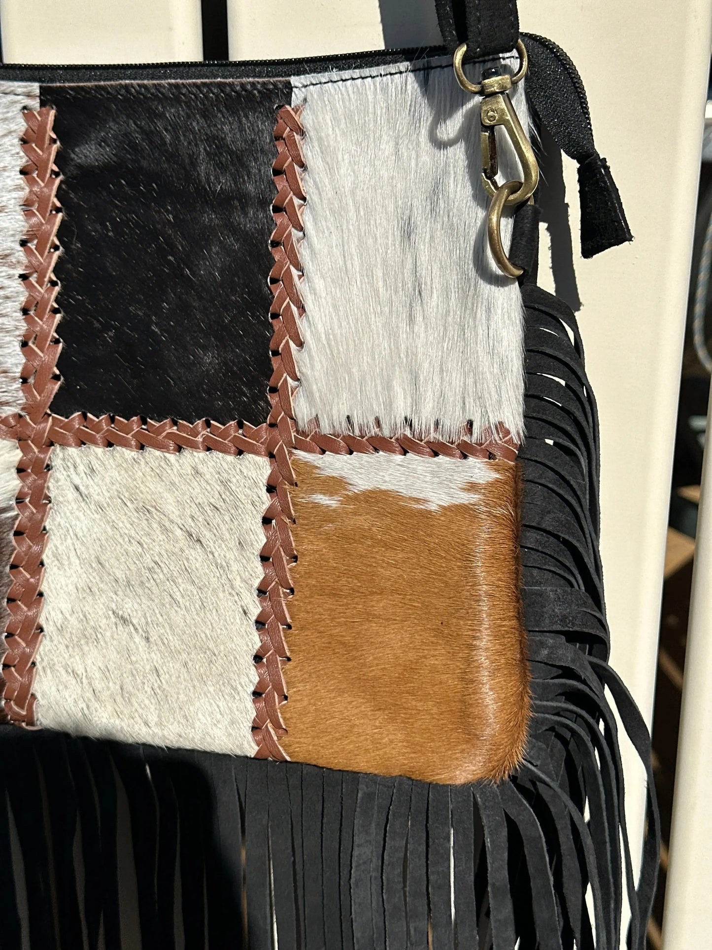 Patchwork Hide Bag Aus Wild Clothing Co