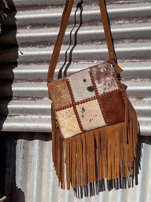 Patchwork Hide Bag Aus Wild Clothing Co