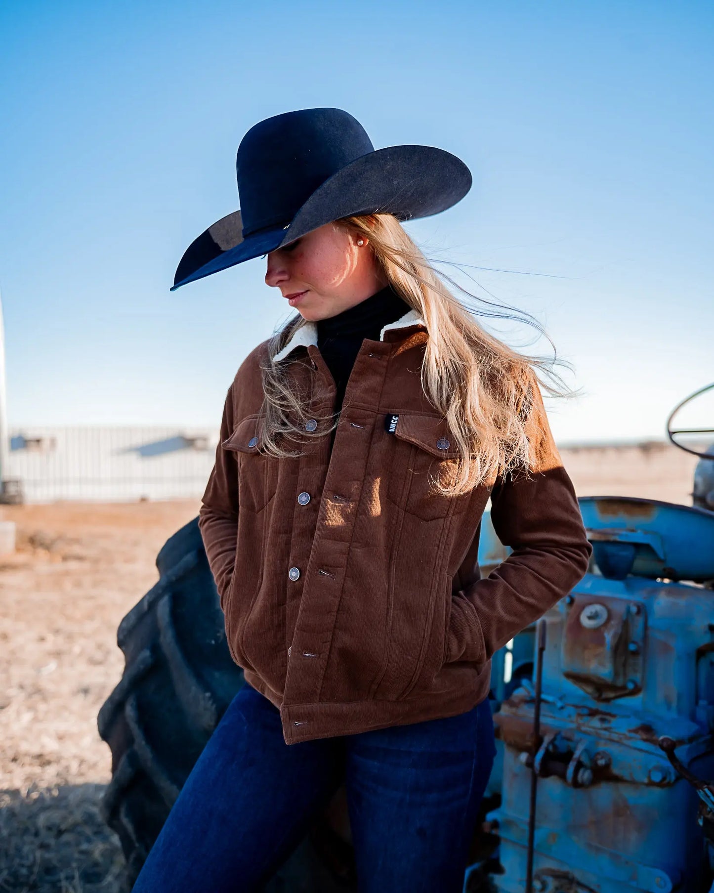 Pemberton Ladies Cord Jacket - Chestnut Aus Wild Clothing Co