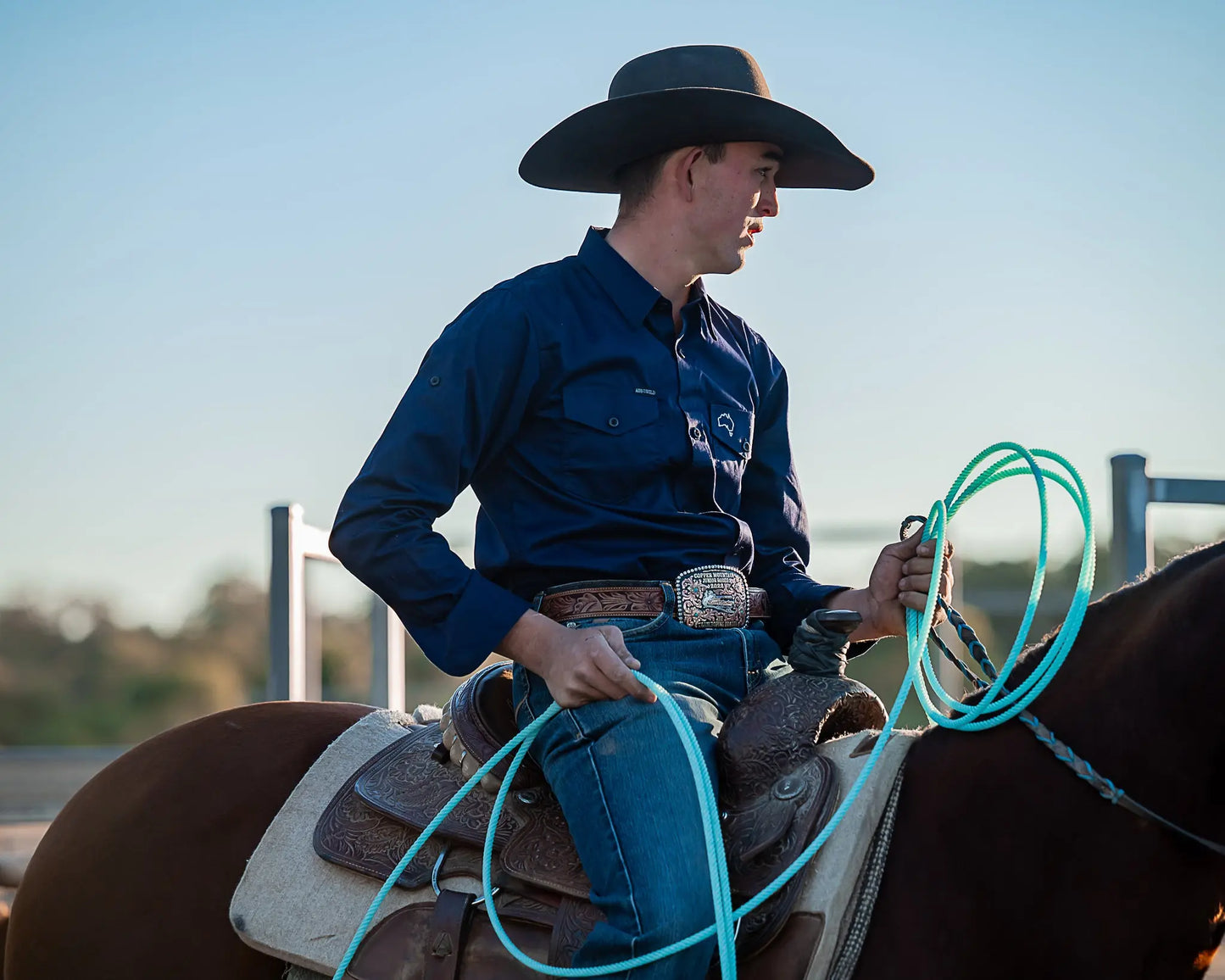 Penong Work Shirt - Navy Aus Wild Clothing Co