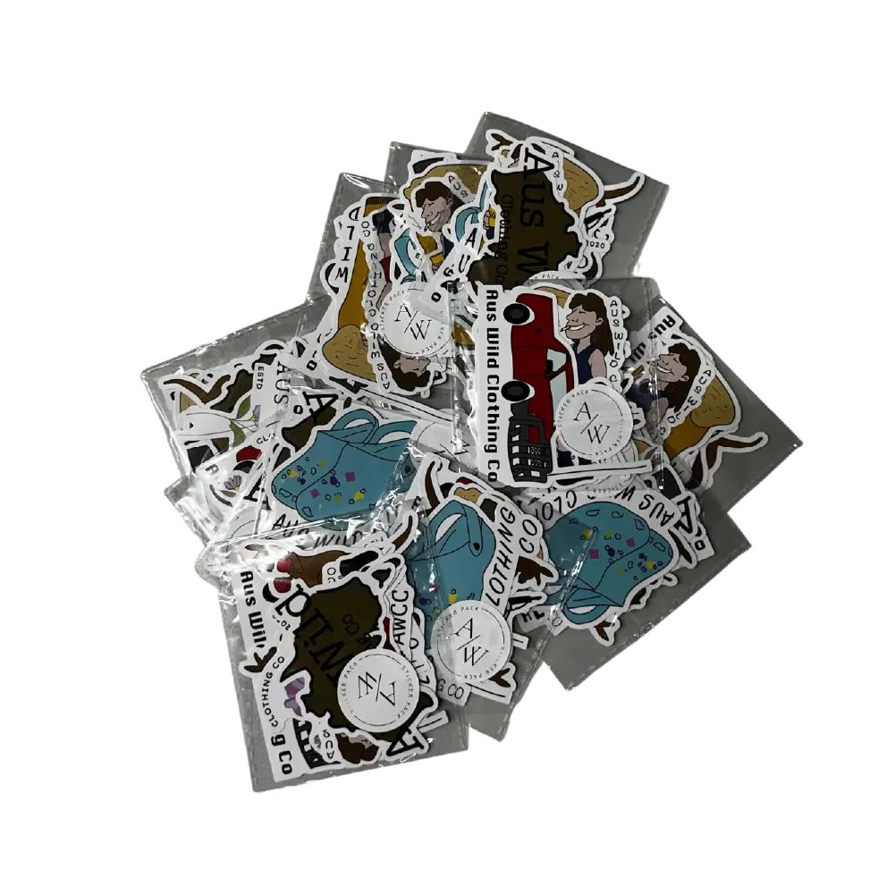 Sticker Packs Aus Wild Clothing Co