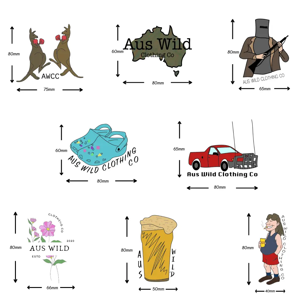 Sticker Packs Aus Wild Clothing Co