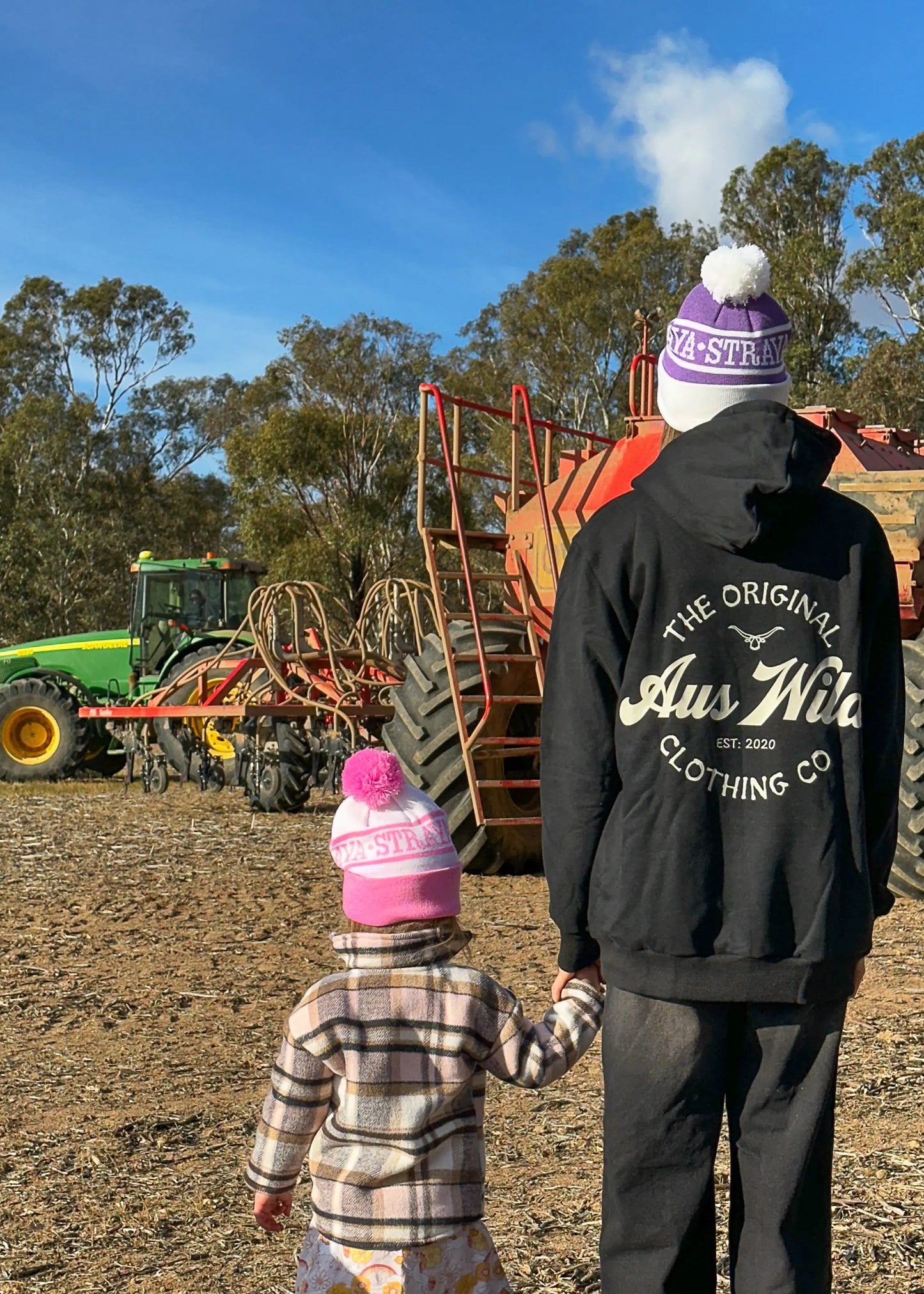 Straya Beanie - Pink Aus Wild Clothing Co