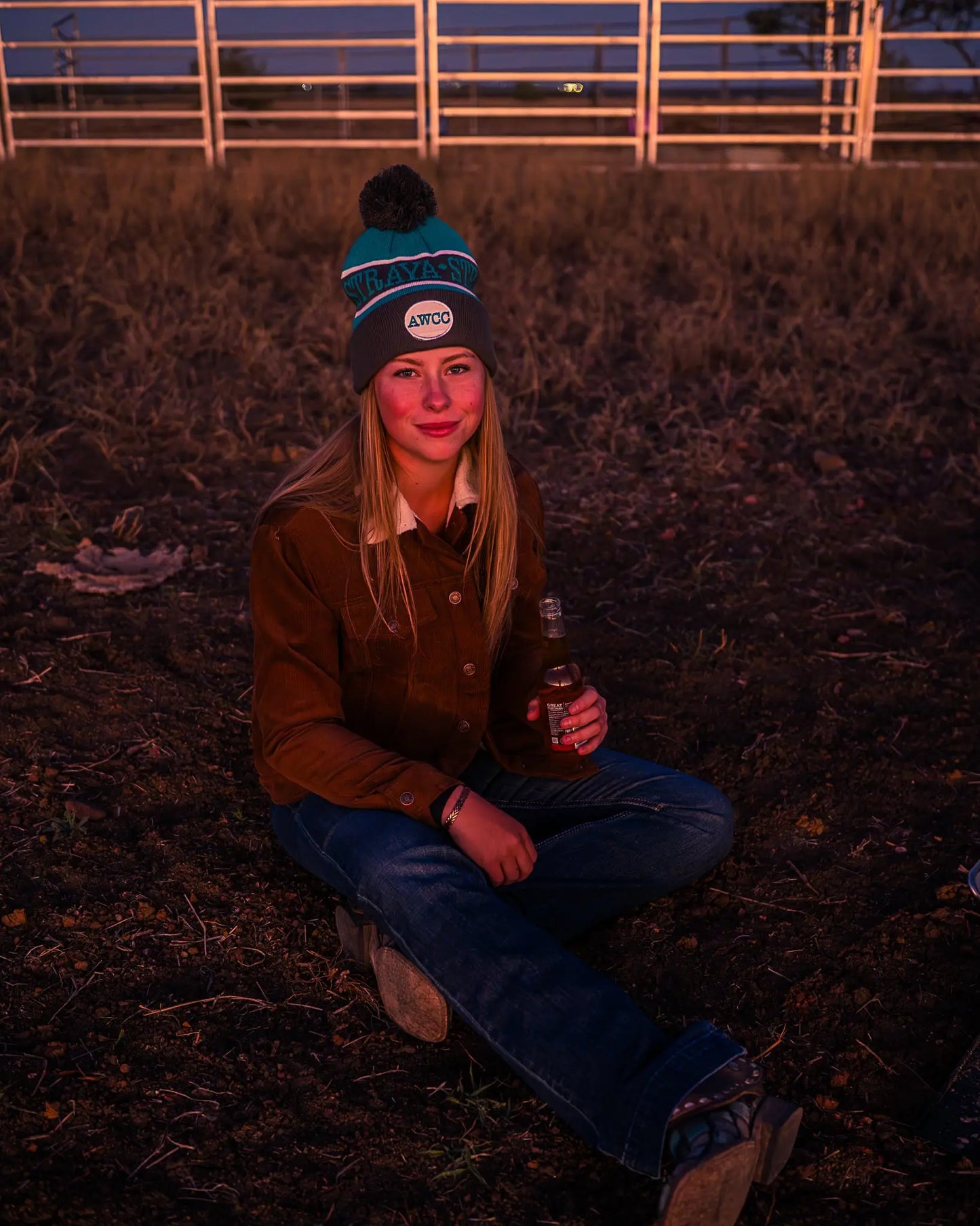 Straya Beanie - Turquoise Aus Wild Clothing Co