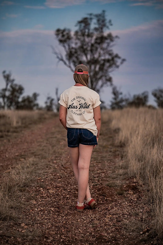 Tenterfield T-Shirt - Bone Aus Wild Clothing Co