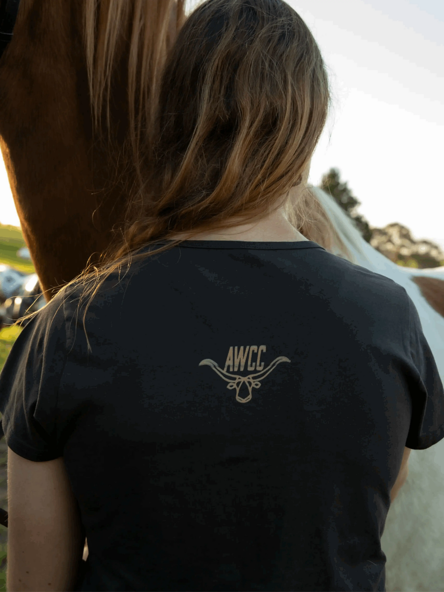 True Blue Fitted Tee Aus Wild Clothing Co