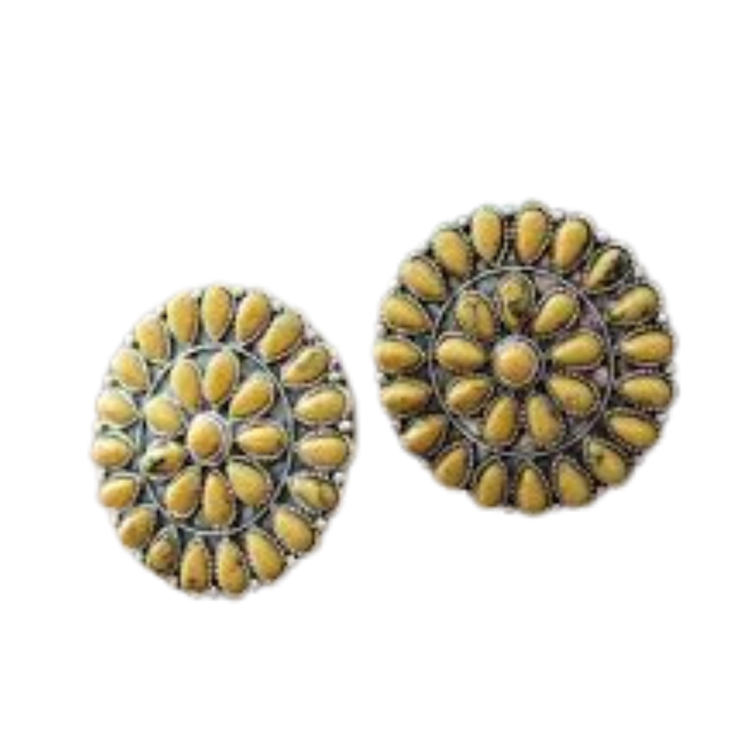 Yellow Geo Studs Aus Wild Clothing Co