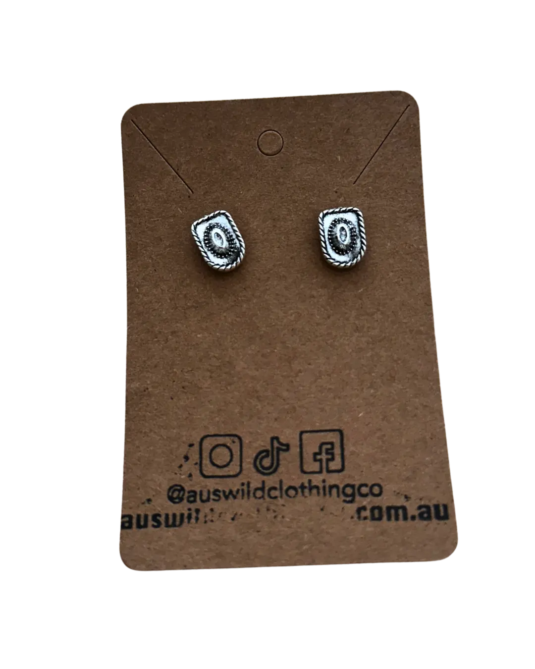 Akubra Stud Earrings by Aus Wild Clothing Co