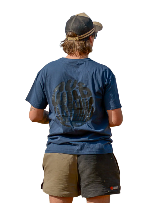Augathella T-Shirt - Navy Blue Aus Wild Clothing Co
