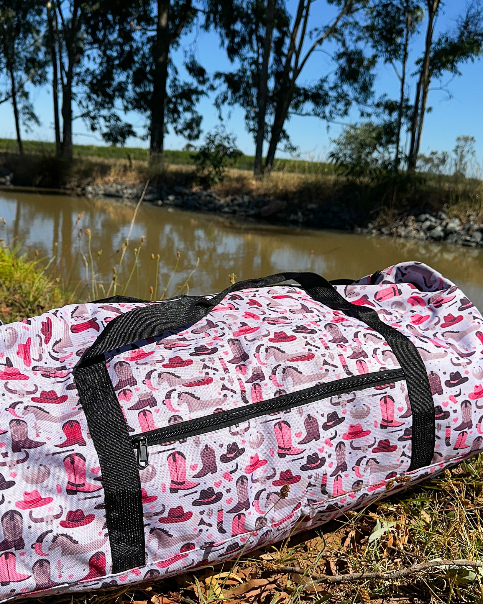 Rosebud Duffle Bag - Cowgirl Country Aus Wild Clothing Co