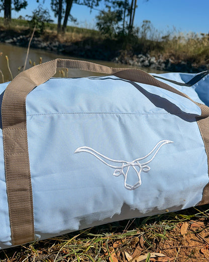 Rosebud Duffle Bag - Blue Aus Wild Clothing Co