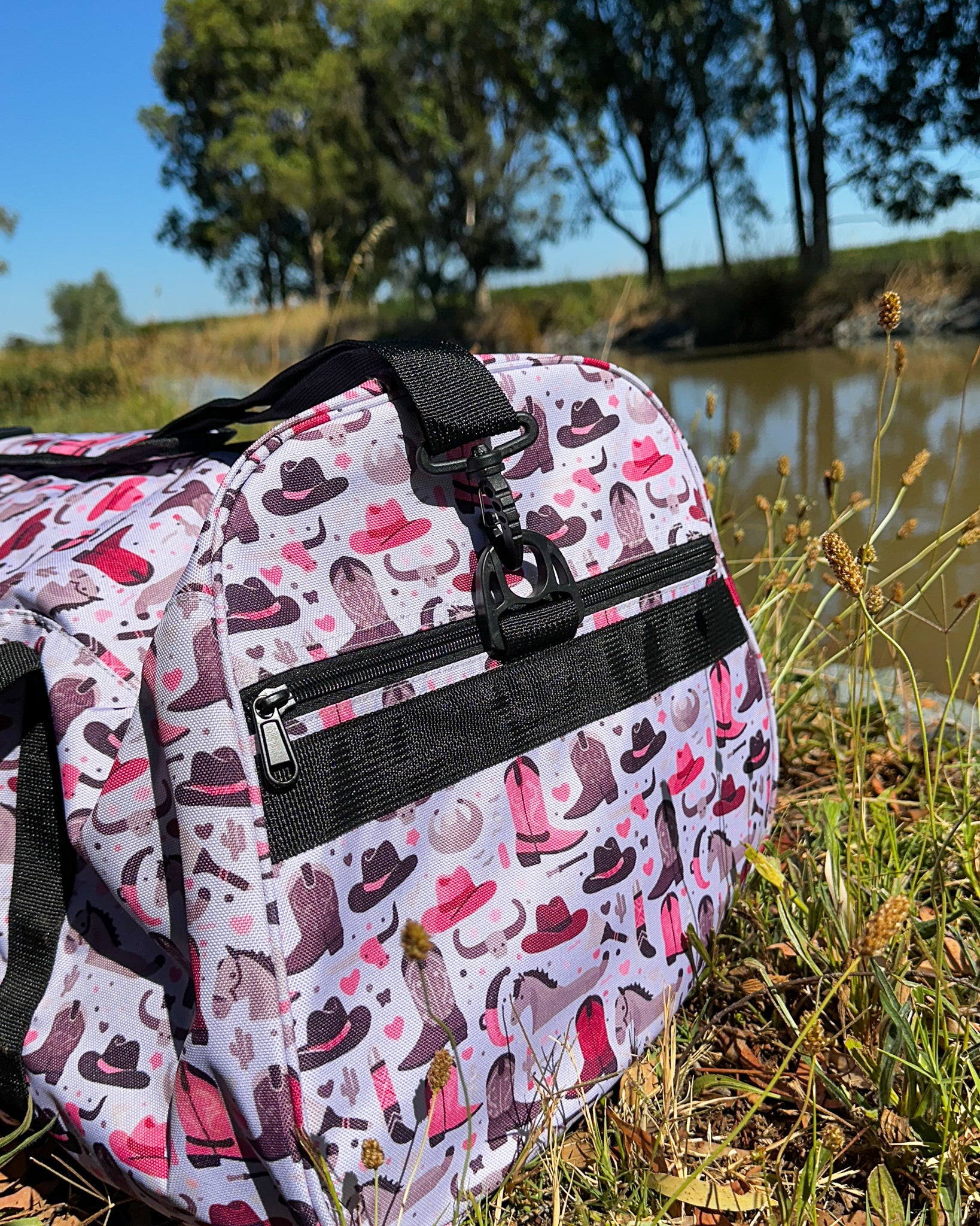 Rosebud Duffle Bag - Cowgirl Country Aus Wild Clothing Co