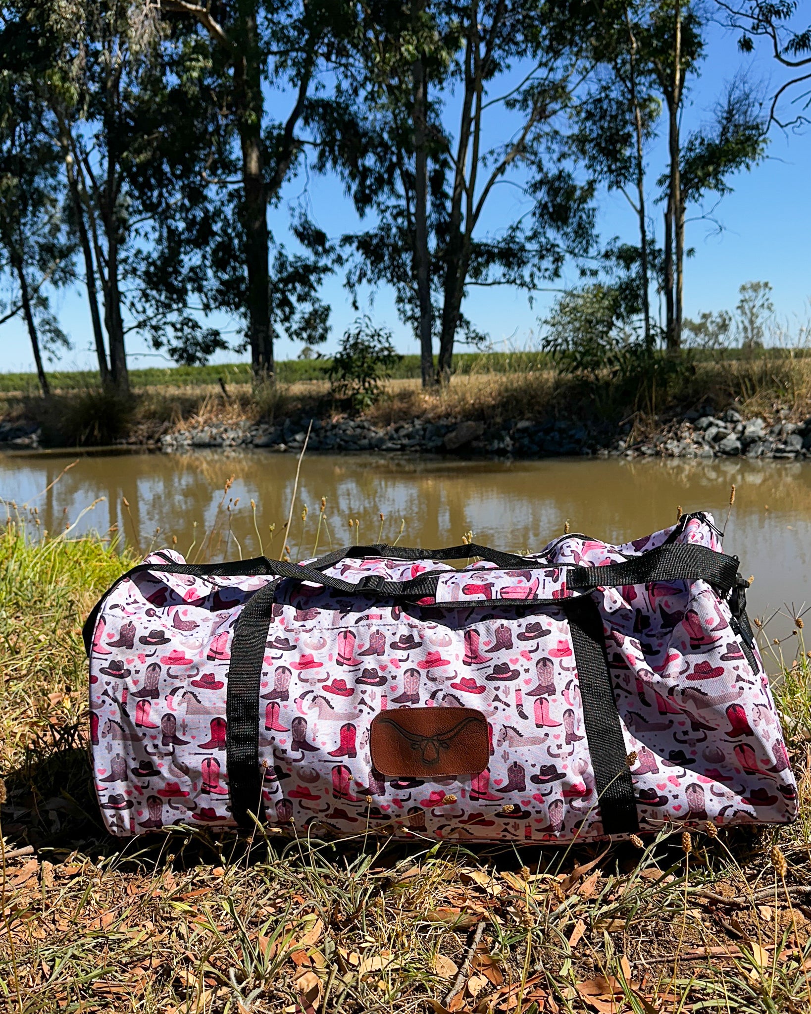 Rosebud Duffle Bag - Cowgirl Country Aus Wild Clothing Co