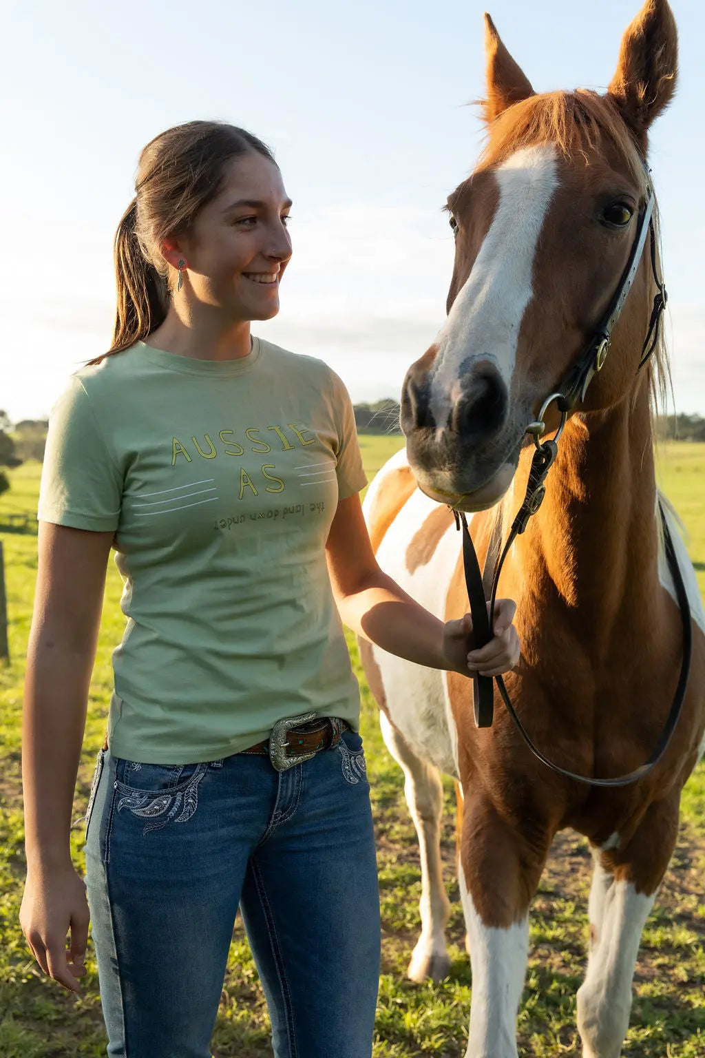 Aussie As Fitted Tee Aus Wild Clothing Co