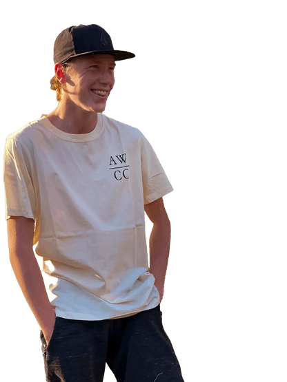 Barwon Tee - Bone Aus Wild Clothing Co