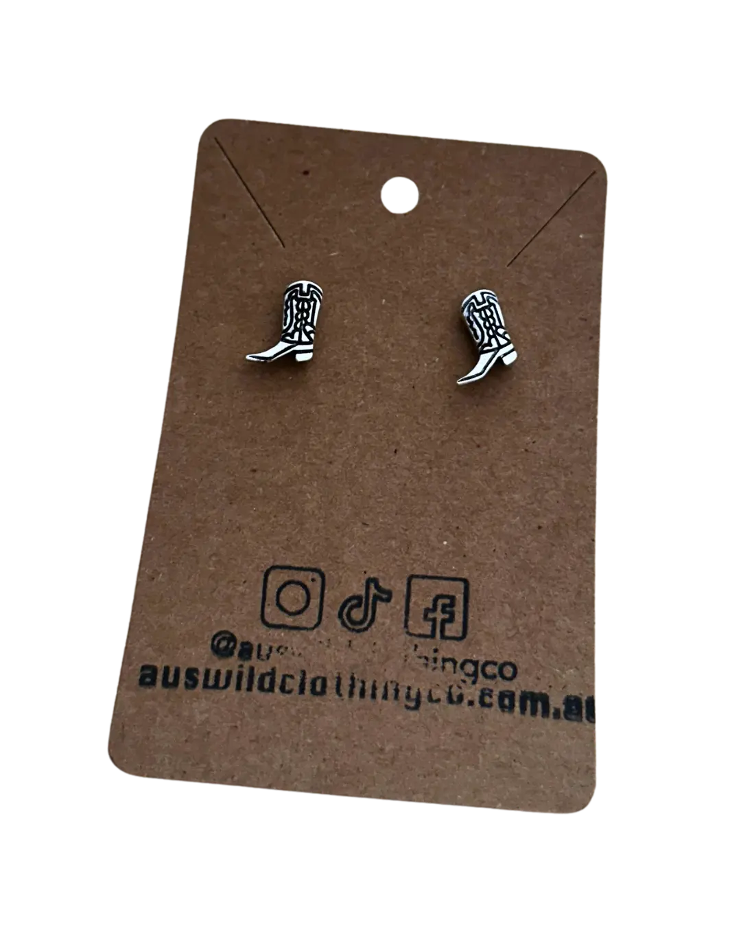 Boot Stud Earrings by Aus Wild Clothing Co