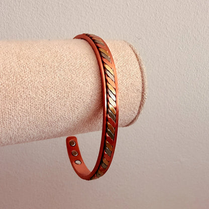 Braided Copper Cuff Bracelet Aus Wild Clothing Co