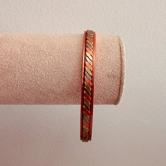 Braided Copper Cuff Bracelet Aus Wild Clothing Co