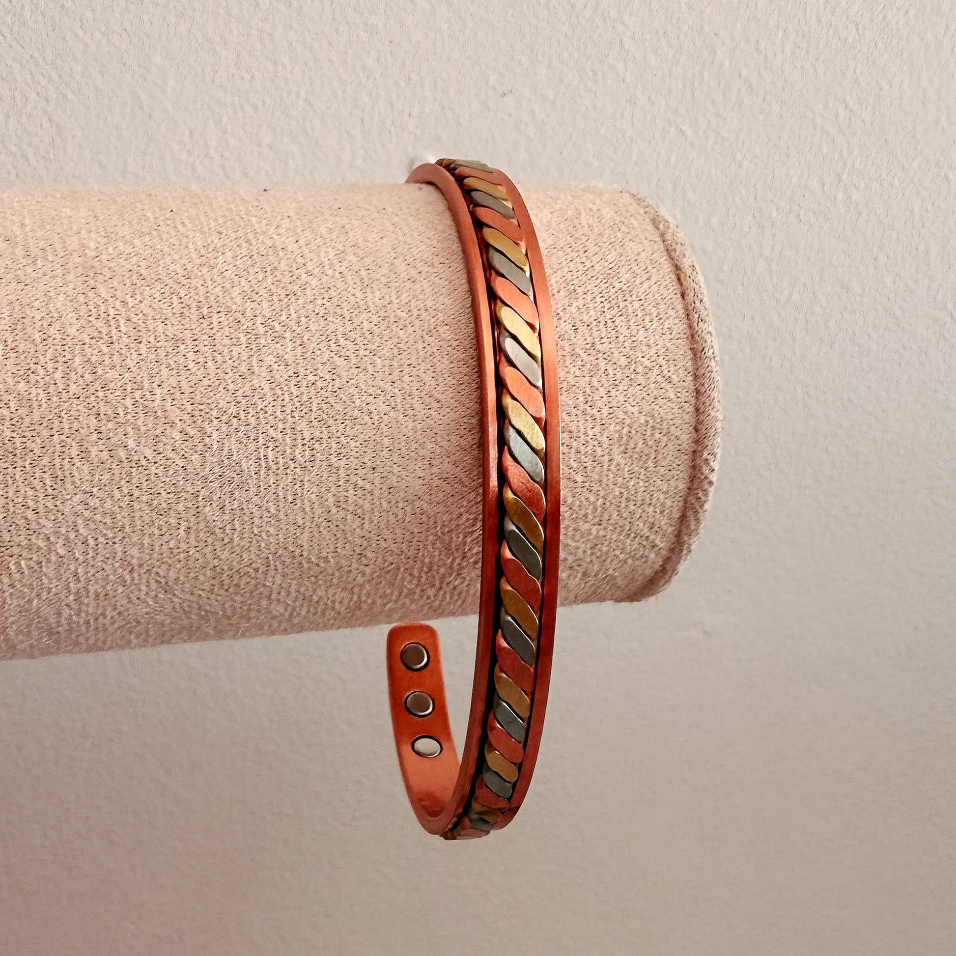 Braided Copper Cuff Bracelet Aus Wild Clothing Co