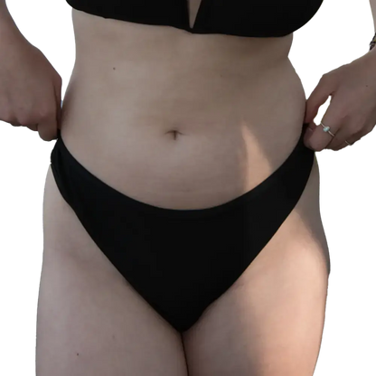 Broadbeach Bikini Bottoms - Black Aus Wild Clothing Co