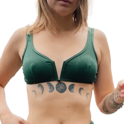 Broadbeach Bikini Top - Green Aus Wild Clothing Co