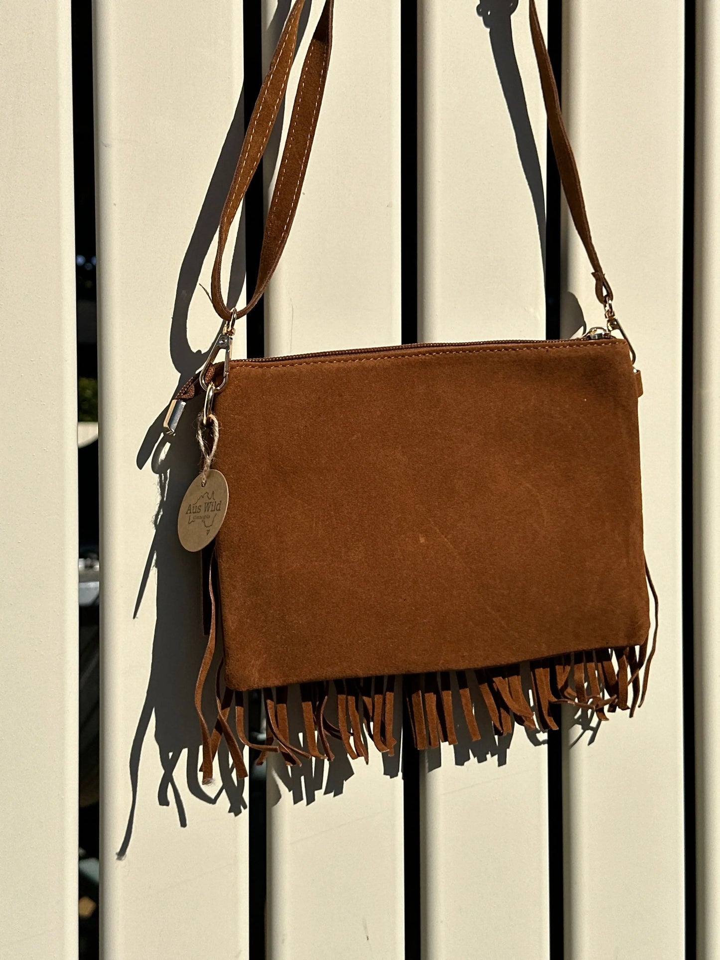 Brown Shoulder Tassle Purse Aus Wild Clothing Co