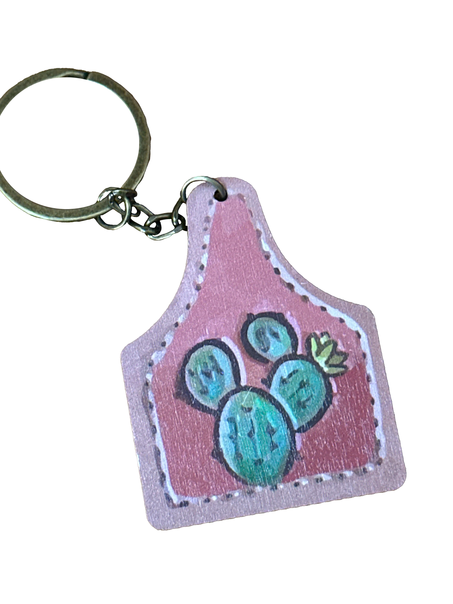 Cacti Tag Keyring Aus Wild Clothing Co