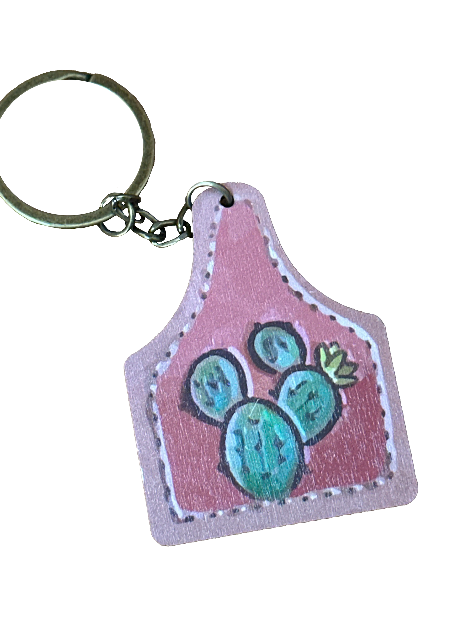 Cacti Tag Keyring Aus Wild Clothing Co