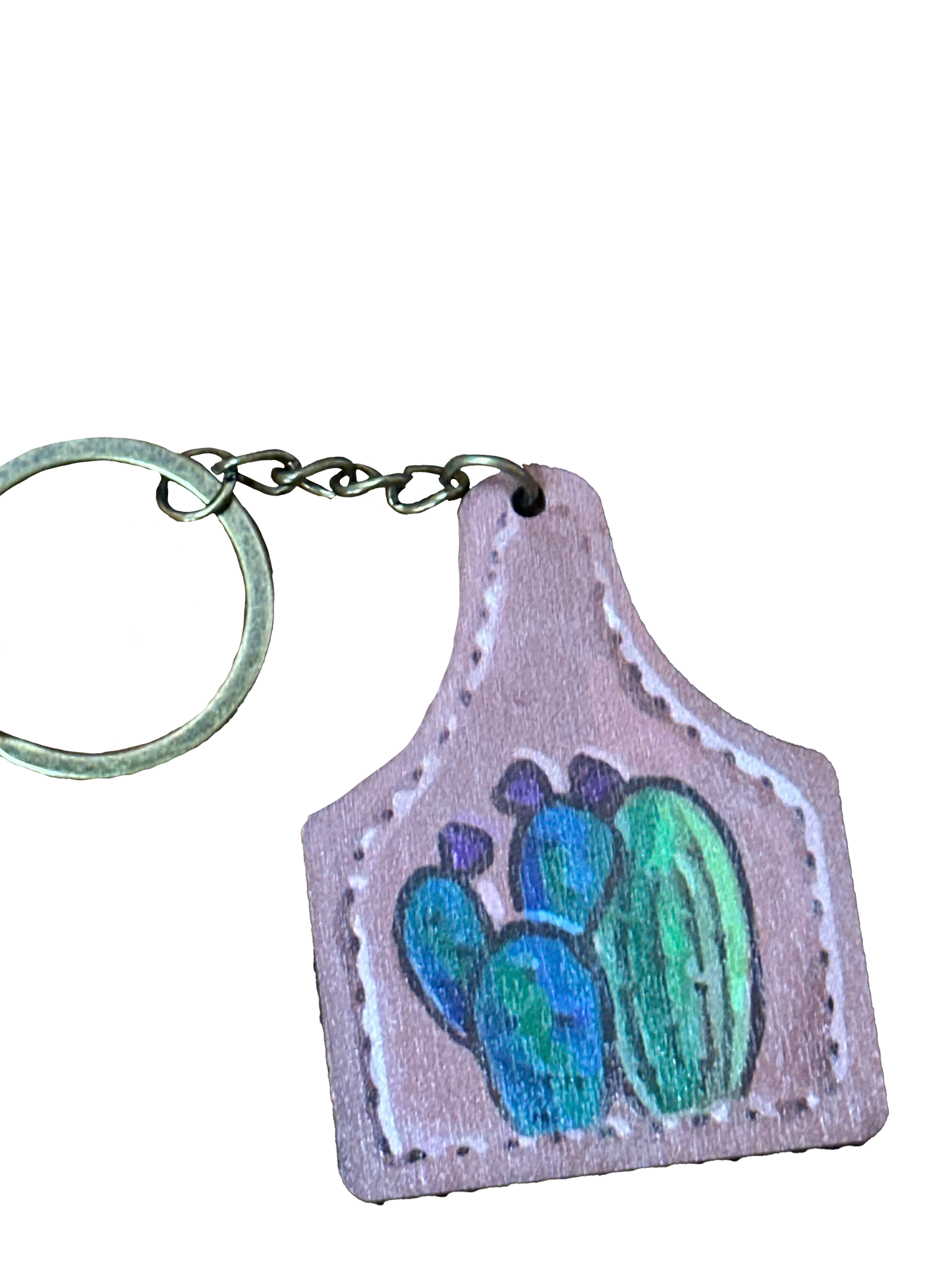 Cacti Tag Keyring Aus Wild Clothing Co