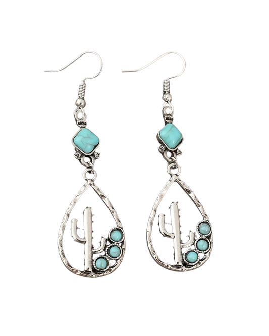 Cactus Creek Earrings - Aus Wild Clothing Co