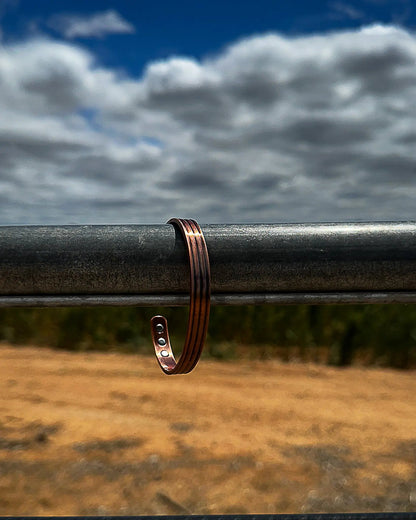 Coiled Copper Cuff Bracelet Aus Wild Clothing Co