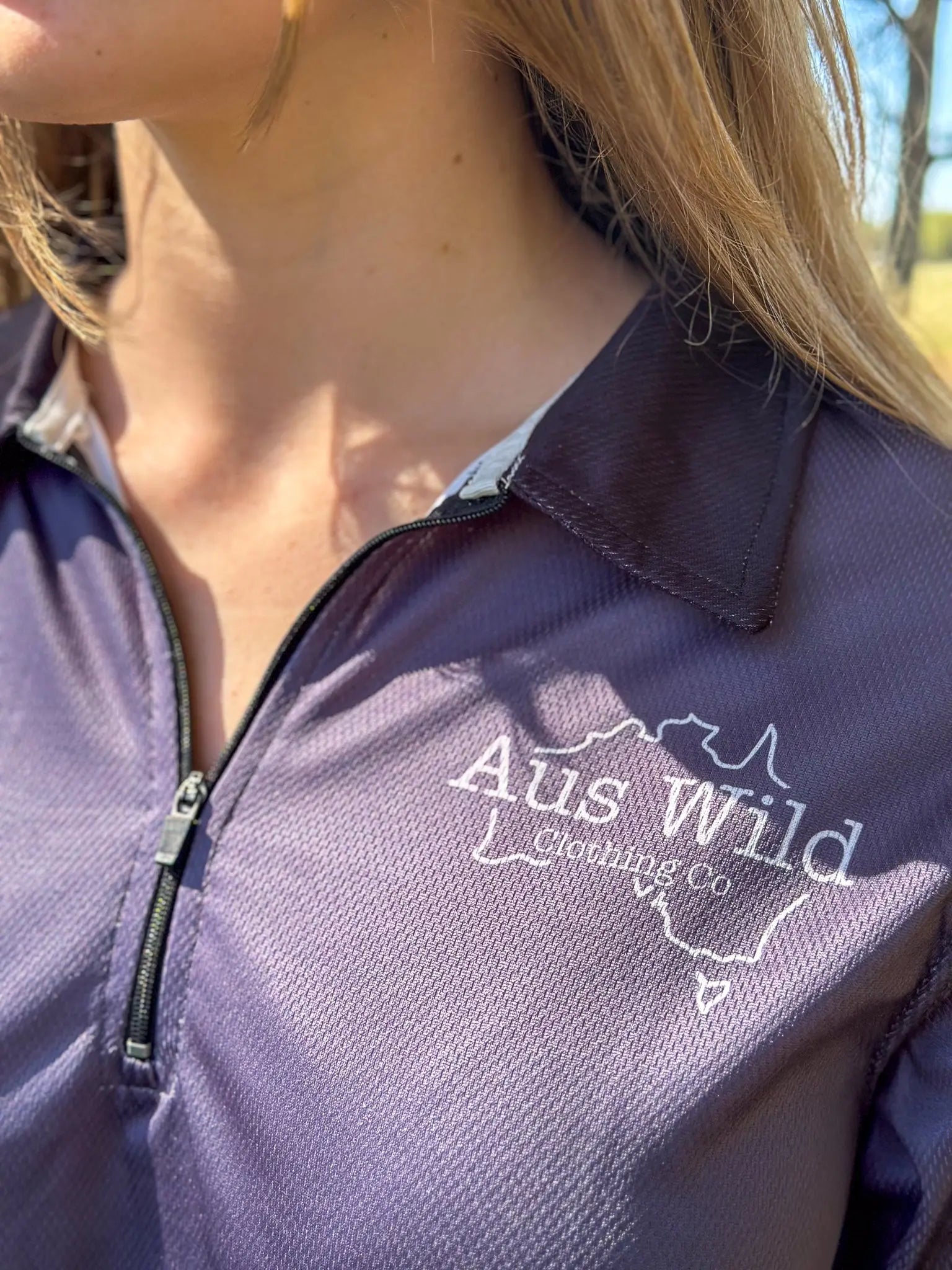 Cordillo Fishing Jersey - Charcoal Aus Wild Clothing Co