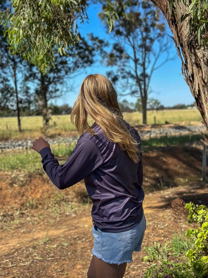 Cordillo Fishing Jersey - Charcoal Aus Wild Clothing Co