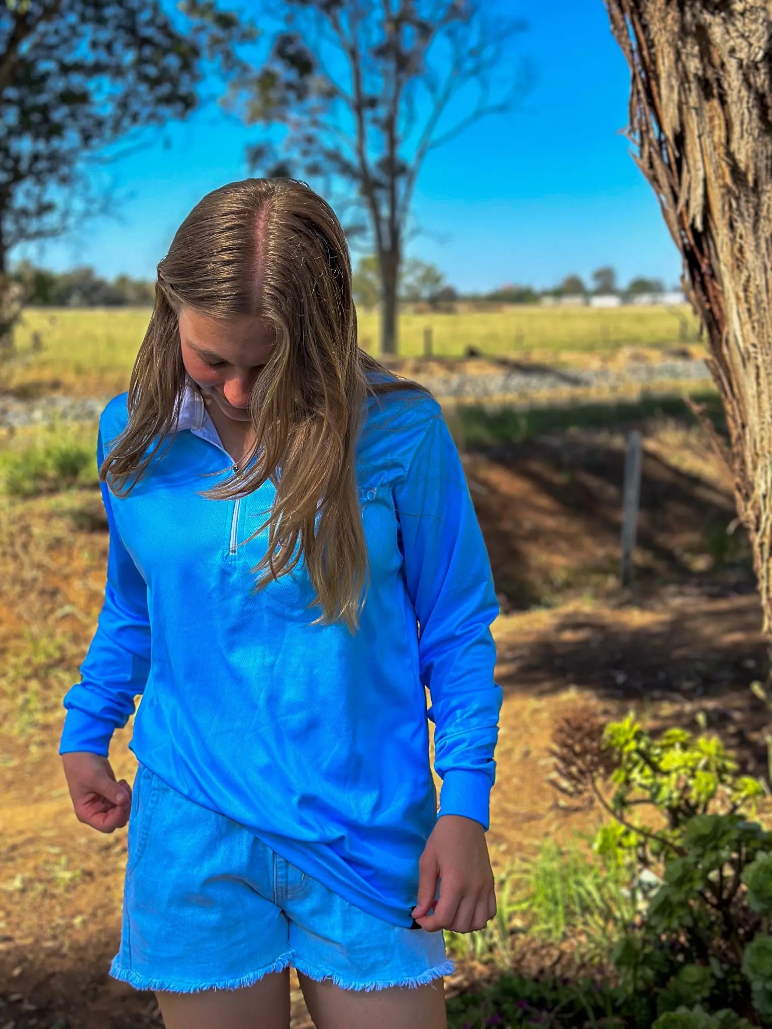 Cordillo Fishing Shirt - Blue Aus Wild Clothing Co