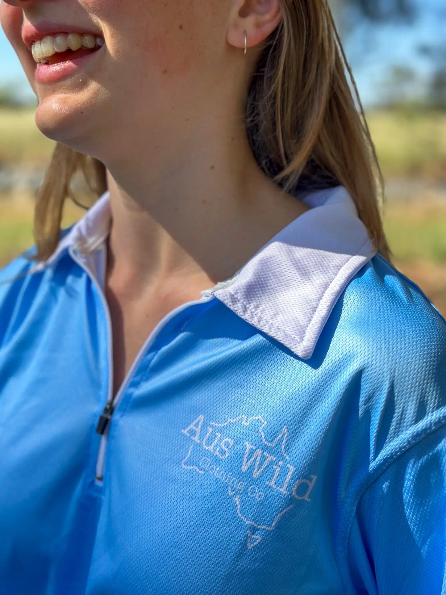 Cordillo Fishing Shirt - Blue Aus Wild Clothing Co