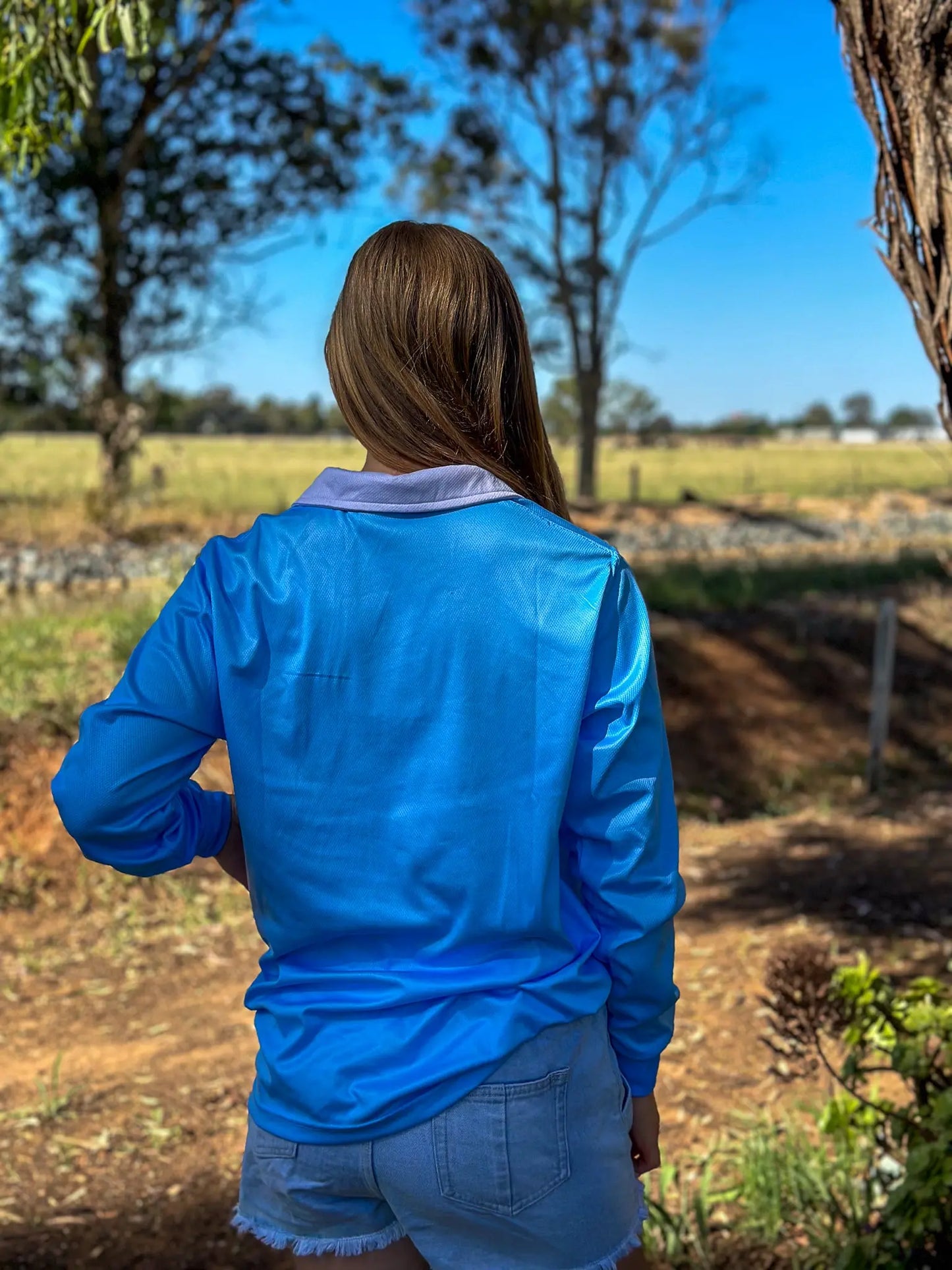 Cordillo Fishing Shirt - Blue Aus Wild Clothing Co