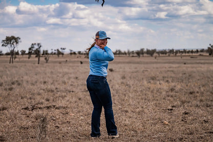 Cordillo Fishing Shirt - Blue Aus Wild Clothing Co